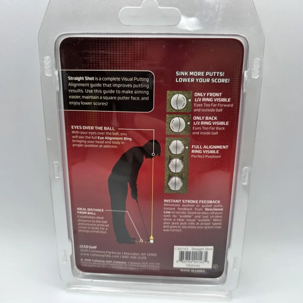 Odyssey Straight Shot Golf Putting Alignment Tool with marker 2020 Callaway